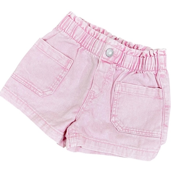 Bundle Joules/h&m/gap Fuchsia tee/pale pink shorts/knit striped top sz 5(girls) - Picture 4 of 8